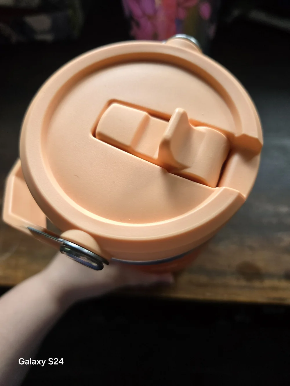 Stanley Bright Orange Insulated Tumbler with Flip Handle - Picture 3 of 4